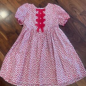 Pink Chicken Hermione Dress Mini Hearts